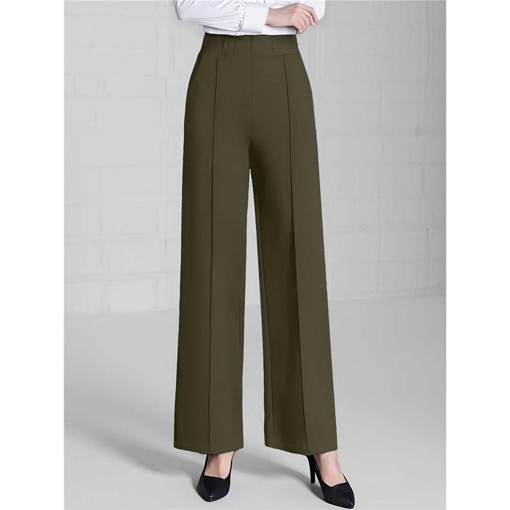 Women's Spring and Summer Wide Leg High Waist Loose Slimming Casual Pants