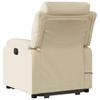 Vidaxl Lift-Up Massage Chair, Electric, Reclining, Cream
