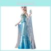 Requintada Boneca Princesa Elsa Anna de PVC Frozen Cabelo Longo Branca de Neve Decoração para Casa