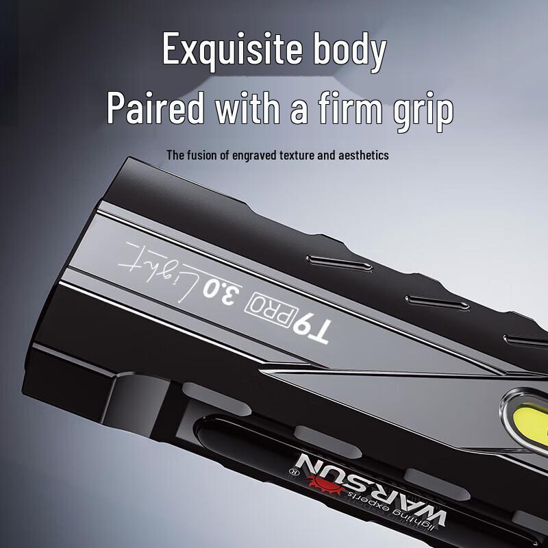 WARSUN T9Pro Rechargeable Portable LED Flashlight
