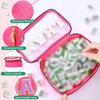 Multipurpose Big Visible Makeup Storage Bag With Letter Features Suitable For Bathroom Travel And Home Use