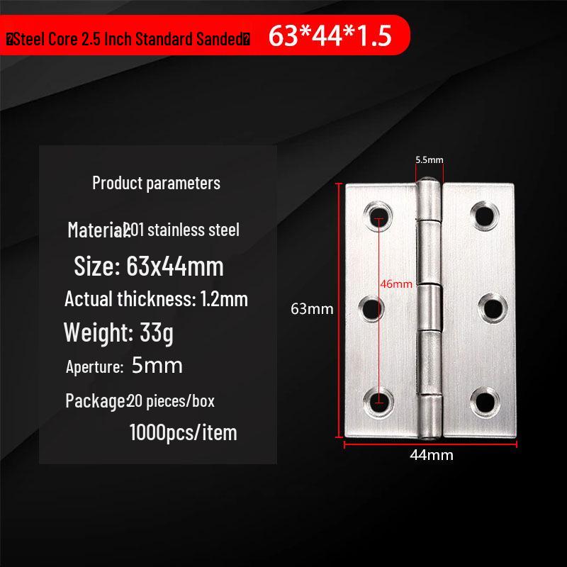 304 Stainless Steel Mini Hinges: 1-4 Inch Options for Cabinets & Wooden Boxes