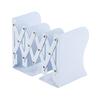 Retractable Bookend Adjustable Desk Book Holder with Non-Slip Base Metal Bracket for Office Home Study
