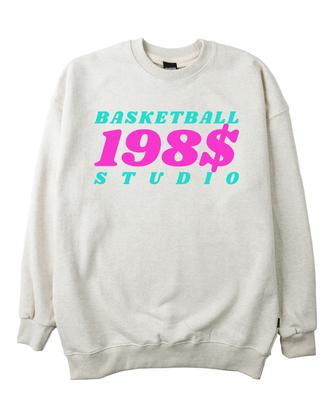 CREAM SODA LAB Basketball Standard Sweatshirt Oatmeal
