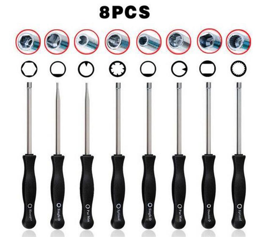 8Pcs Carburetor Adjustment Tool Kit Screwdriver Set Fit For 2 Cycle Small Engine