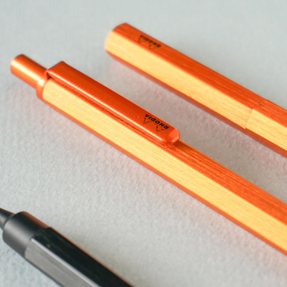 Rhodia Sharp Pencil Aluminum Hexagonal Body Hairline 0.5mm Black Cf9299