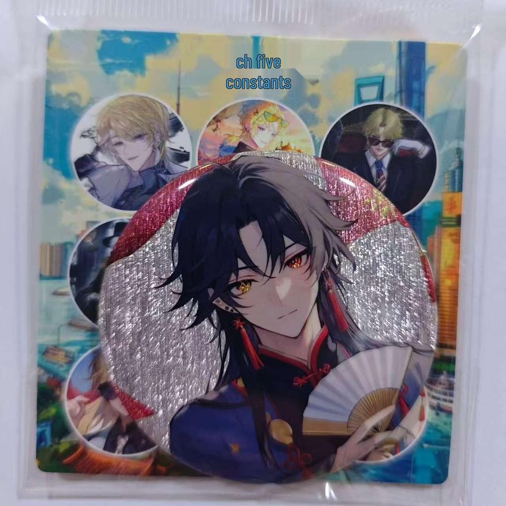 Ch Five Nations Porcelain Daddy Badge: Anime Brooch Tinplate Trend