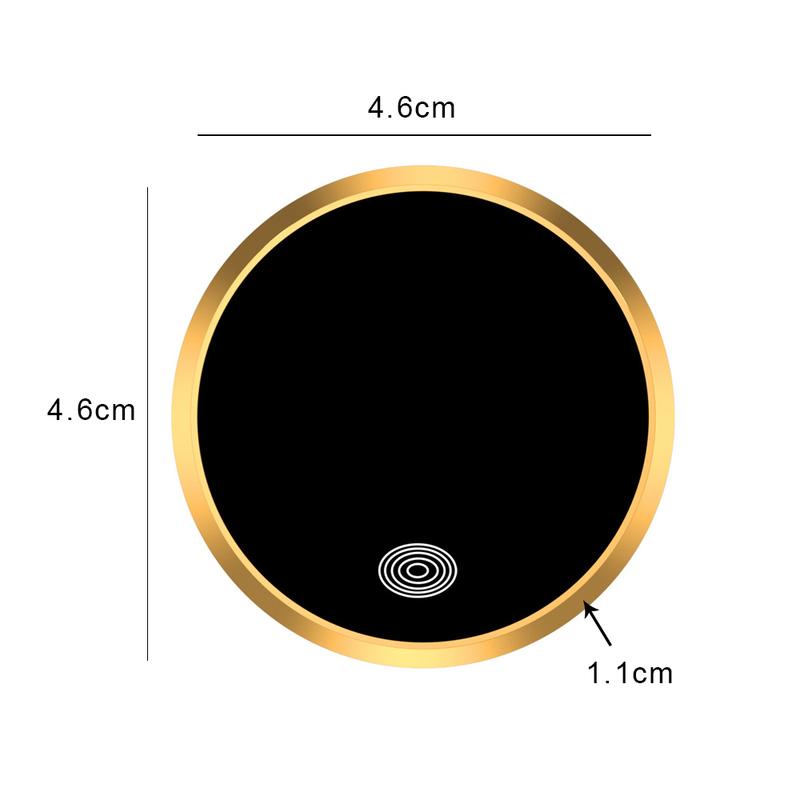 1pc Auto Interior Accessories Universal Car Dashboard Digital LED Clocks Touch Screen Stick-On Mini Ornament Decoration Watch