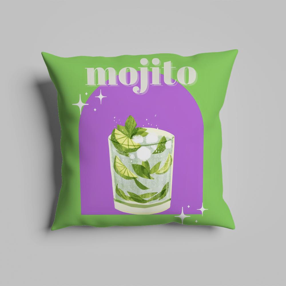 Pillow Case Luxurious Home Office, Sofa Decorative Multi Sized Car Seat Cushions, Pillowcases Mojito Cocktail Art
