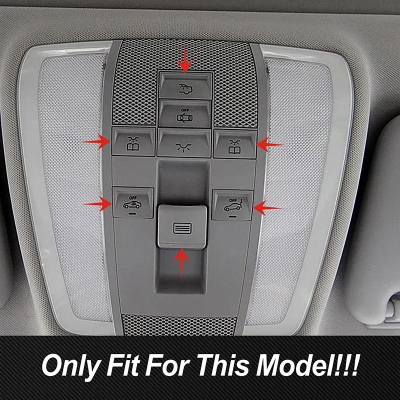Auto Dach Schiebedach Leseleuchte Knöpfe Aufkleber Dekoration Für Mercedes Benz GLK C E Klasse X204 W204 W212 Innenleuchte Abdeckung Zierleiste