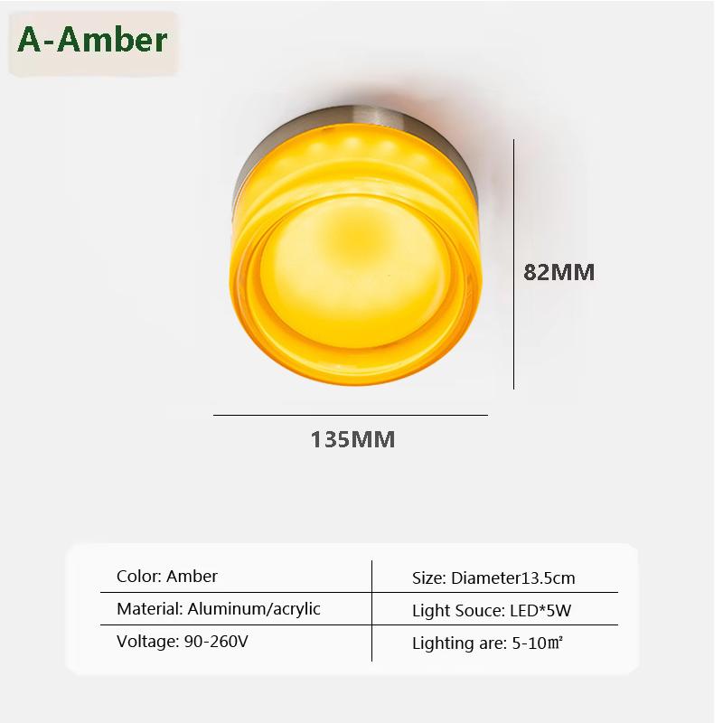 Nordic LED Ceiling lights Waterproof Wall lamp For  Bathroom Balcony Bedroom Entrance Indoor lighting Glass ceiling Lamp