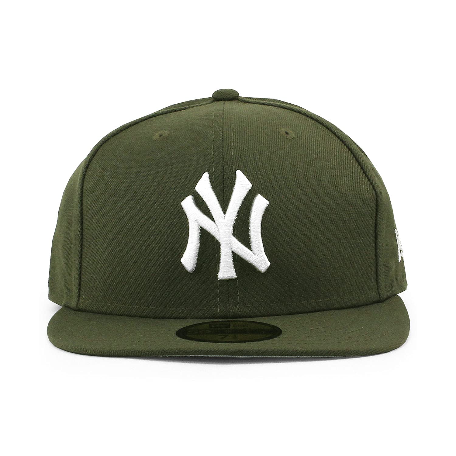 

(New Era) New York Yankees 59FIFTY [MLB 2T TEAM-BASIC FITTED CAP] NEW ERA NEW YORK YANKEES Olive OLIVE Major League 5950 (7-58 (approx. 60.6 cm))