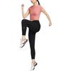 New Nike Dri-Fit One Women's Fitted Ribbed Short-Sleeve T-Shirt 'Stone Pink/White' FV7875-634