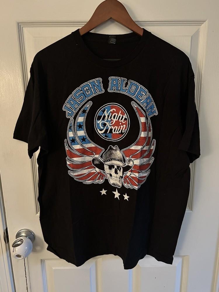 

Vintage Jason Aldean Night Train Shirt Unisex Concert S to 5XL EL492 Unisex T-Shirt S