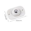 Flexible Stick On Rollers 360 Degree Swivels Wheels for Easy Furniture Movement