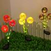 Solar LED Dandelion Scallion Flower Lamp: Waterproof, Energy-Free Garden & Courtyard Decoration