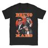 Mens Bruno Mars T Shirt 100 Cotton Clothing Fashion Short Sleeve Crewneck Tees Printing TShirt
