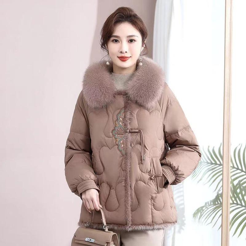 Winter Coat, Down Jacket Cotton Jacket Trendy New Style Women's Clothing with Added Cotton Thick Cotton Jacket Cotton Jacket