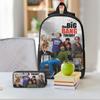 The Big Bang Theory Kids Backpack Lunch Box Pencil Boxes for Boys Girls Kindergarten Backpacks Schoolbag Bookbag Set