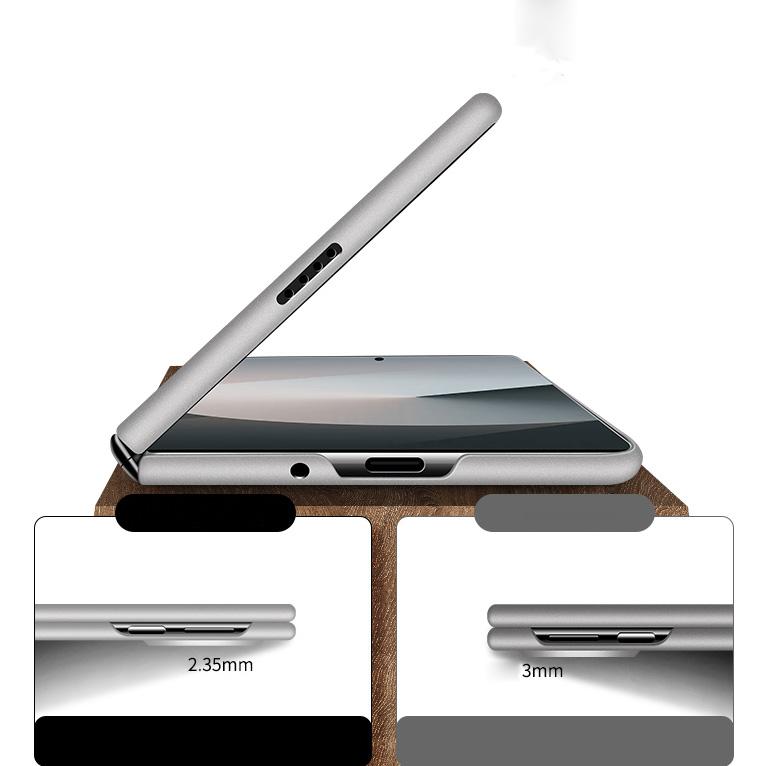 Luksusowe magnetyczne smukłe 2-częściowe składane etui do Samsung Galaxy Z Fold 6 Fold 5 Fold 4 Fold 3 Jednolity kolor Twardy komputer Odporny na wstrząsy Bezprzewodowe ładowanie Telefonu