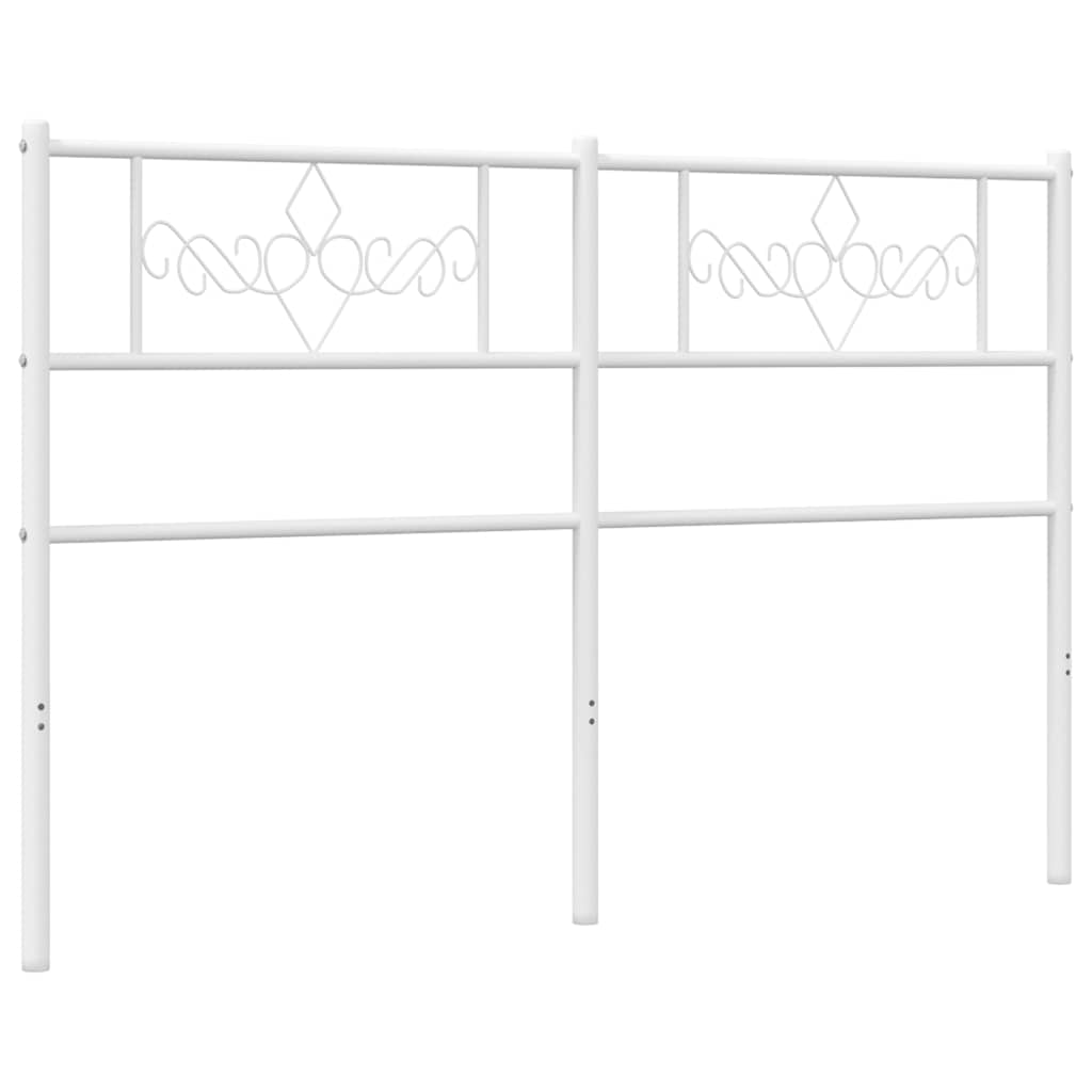 Replacement Headboard Metal White 120 Cm