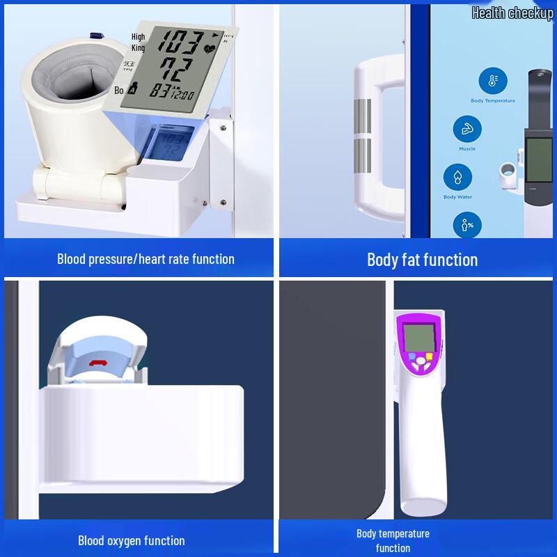 Hochoice Smart Health Kiosk - Ultrasonic Height and Weight Scale