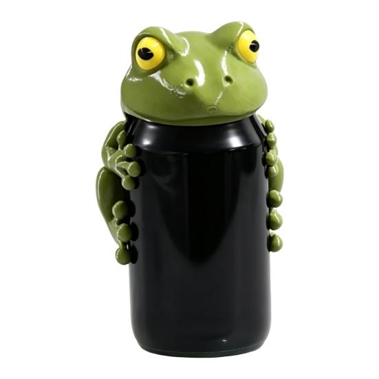 Plastic Drink Coaster Dinosaur Can Cover, Cute Animal Soda Holder for 375ml Cans, Funny Beverage Accessories Stand Desk, Fun Party Home Bar Decor Gift