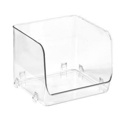 Kosmetisk displaylåda Multifunktionell Stapelbar Plast Transparent Sminkorganisatör för Hemmet