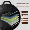 ZISIZ 36cm Non-Stick BBQ Grill Pan Set for Cassette Stoves