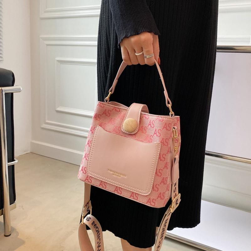 Modische, lässige, tragbare Eimertasche für Damen, neue Herbst- und Wintermode, große Kapazität, Schulter-Crossbody-Tasche