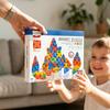 Malplay 76 Pcs Mini Magnetic Construction Blocks Creative Set