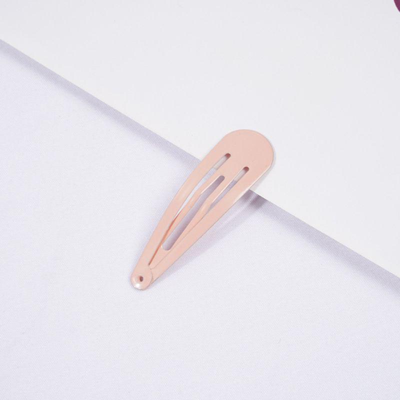 20Pcs 5cm Children Snap Barrette Baking Paint Macaron BB Hair Clip Princess Birthday Hair Styling