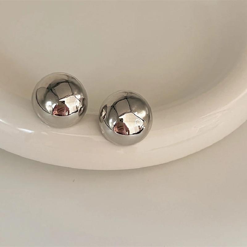 1 para lekko luksusowych, chłodnych, małych, błyszczących, stopowych, pozłacanych, posrebrzanych, geometrycznych, eleganckich kolczyków z temperamentem