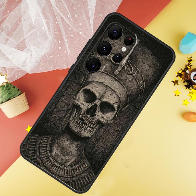 

Ancient Egypt Pharaoh Phone Case For Samsung Galaxy S26 S25 Ultra S23 S21 S20 S22 S24 FE S10 Plus Cover Coque Galaxy S23Ultra