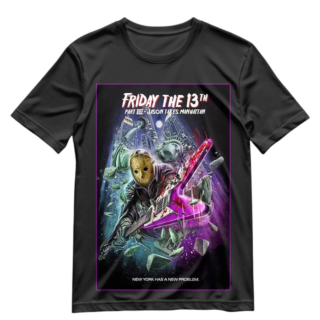 Friday the 13th Jason takes Manhattan T-Shirt Jason Voorhees Shirt S-3XL 2XL