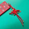 Cute Chinese Phone Chain Retro Car Key Charms Versatile Fortune God Keyring  Year of Horse