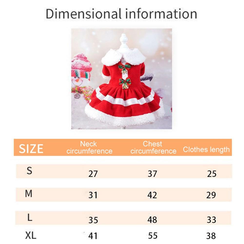 

Soft and Comfy Santa Pet Outfit with Bow Accessory for Winter Season S