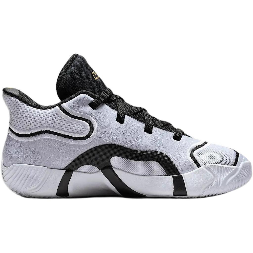 Jordan Tatum 3 Slip Resistant Abrasion Resistant Mid Top Children's Basketball Shoes White Kids' IB8153-100