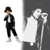 Billie Jackson Michael Jean Czarny Garnitur Taniec Sukienka Halloween Przebranie Kostium Dzieci