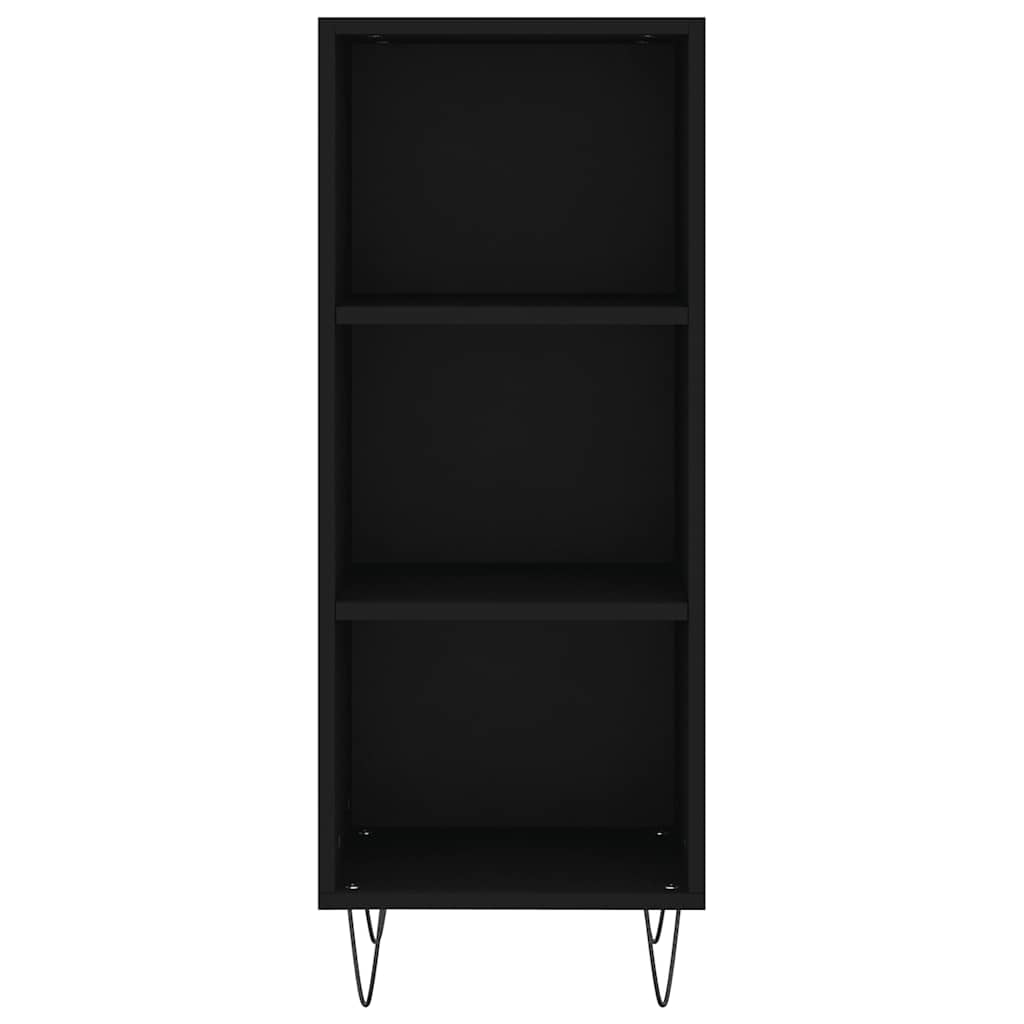 Sideboard Black 34.5 x 32.5 x 90 cm Particleboard