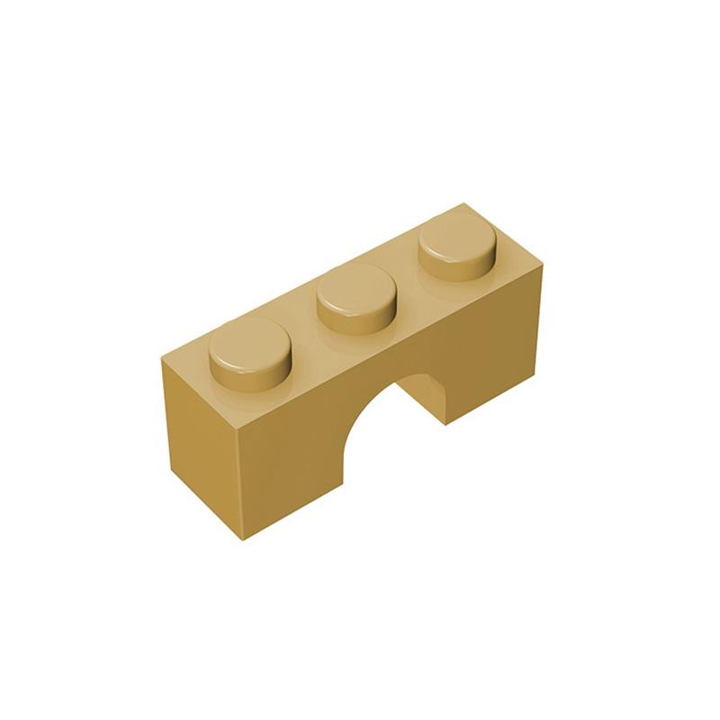 Non-Toxic Moc 10Pcs 4490 Arch 1X3 Building Blocks Kit Bridge Connection Bricks Particle Educational Diy Toy Children Birthday Kid Gifts