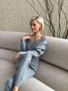 Elegant Off-Shoulder Batwing V-Neck Sweater Two-Piece Set for Women