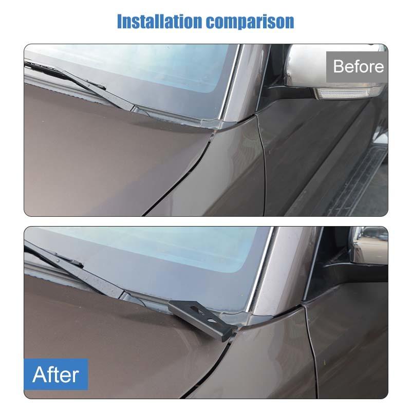 Car Hood Lamp Bracket Light Rack Shelf For Mitsubishi PAJERO 2007-2021 Metal Car Accessories