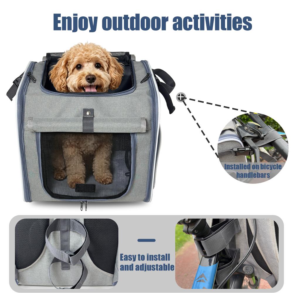 Bicycle Carrying Cat Bag Suitable for Carrying Bicycles and Motorcycles Dog Bag Pet Bag Portable Backpack for Outdoor Use