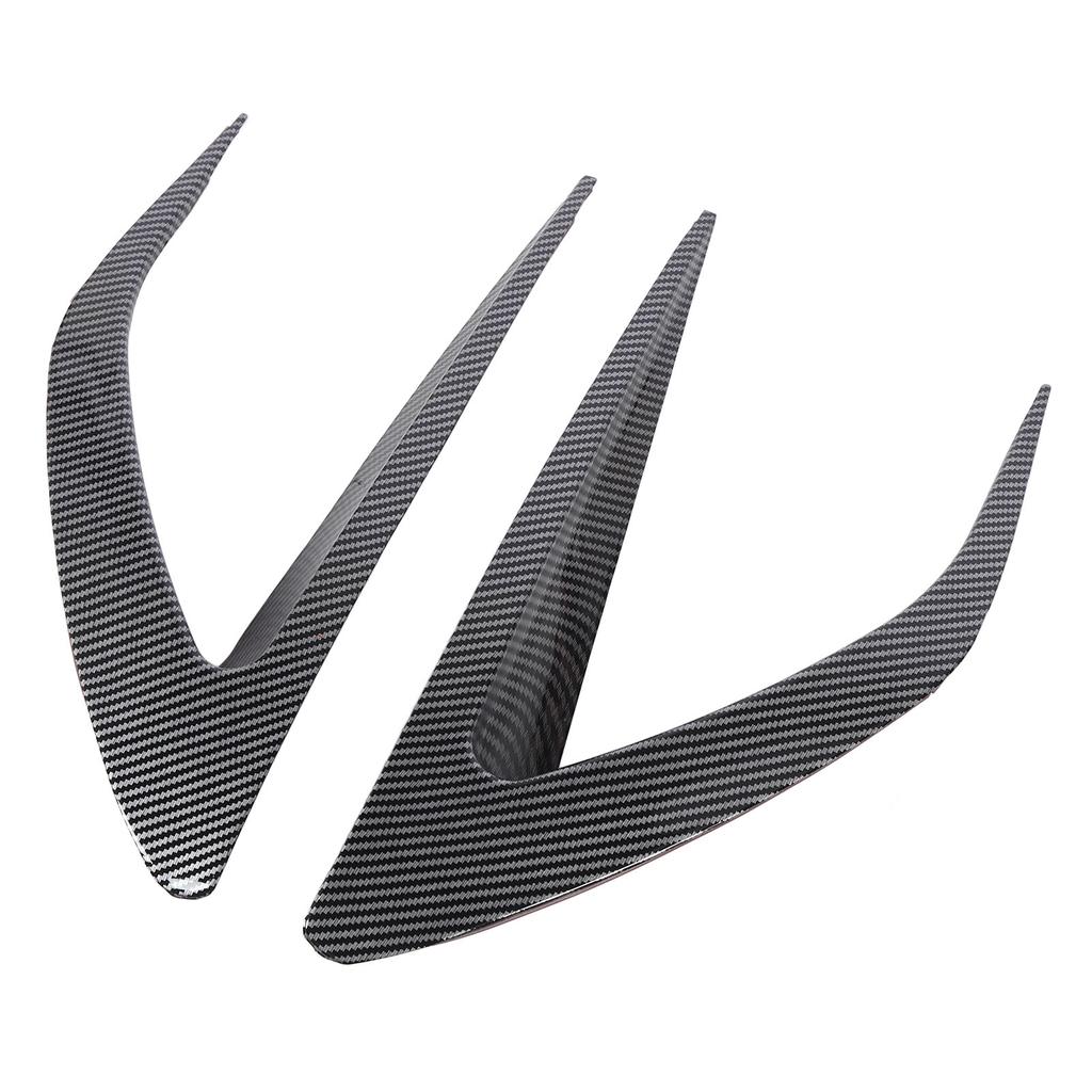 1 par auto främre luftventilssplitter Förbättrad aerodynamik Ökat marktryck Snyggt utseende Ersättning för MX 5 Miata ND