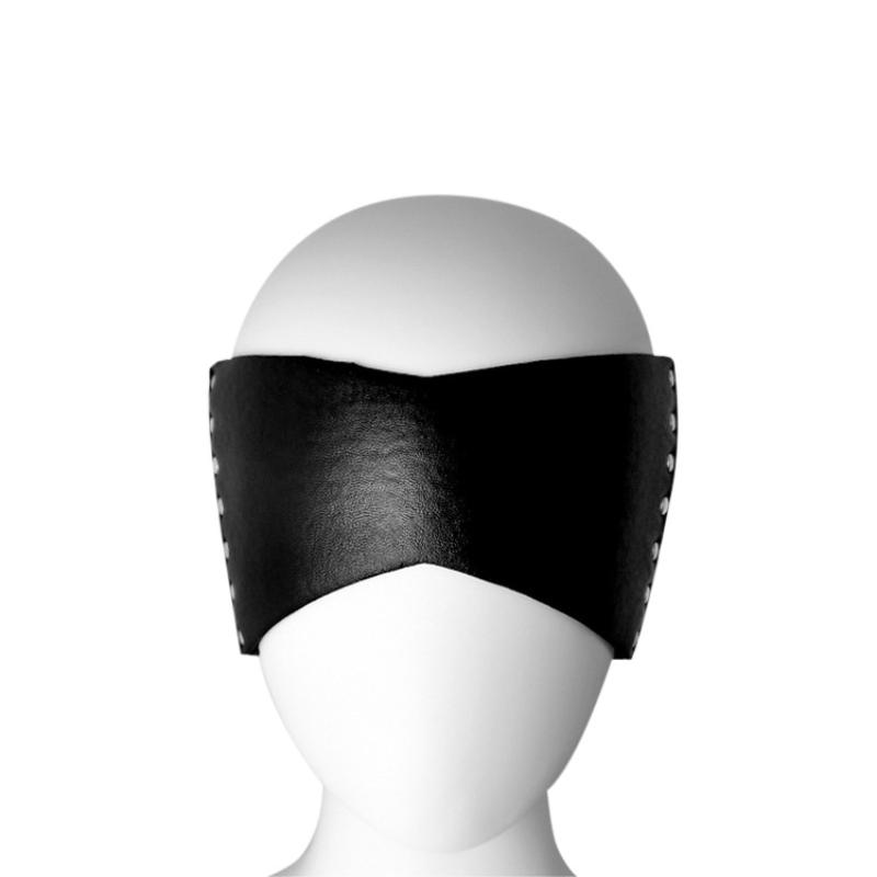 Leather Adult Games Blindfold Flirt Sex Toy Cat Eye Masquerade Sleeping Spanking Flirting Eye Mask for Spicing up Relationship