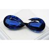 CERTIFIED 20.45 Ct Pair Natural Blue Sapphire Pear Loose Gemstone Earring Size A-1461