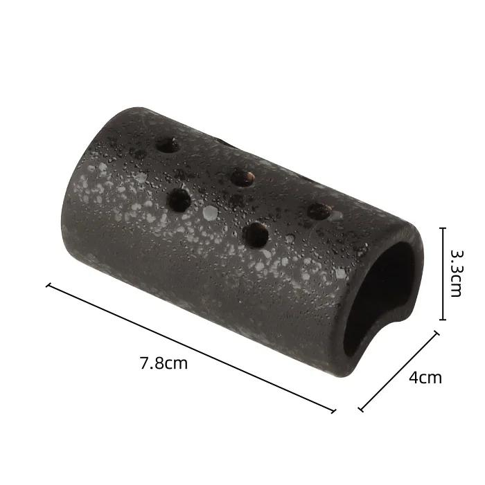 Japanese Ceramic Flower Pots Sword Mountain Stoneware Handmade Flower Arrangement Fixed Base Flower Pots Home Decoration