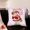 Cute Strawberry-Y S-Shortcake-Girl Various Sizes Square Pillowcase For Car Home Bedchamber Decor