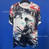 Anime Football Jersey Short Sleeve Cartoon Sports Shirt Fans Adults